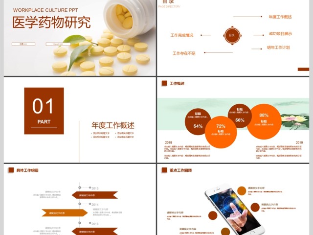 2017年医学药药物研究汇报动态PPT模板 2017年医学药药物研究汇报动态PPT模板