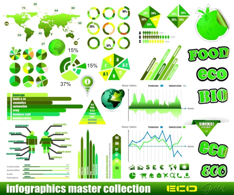 自然与生态矢量信息图03