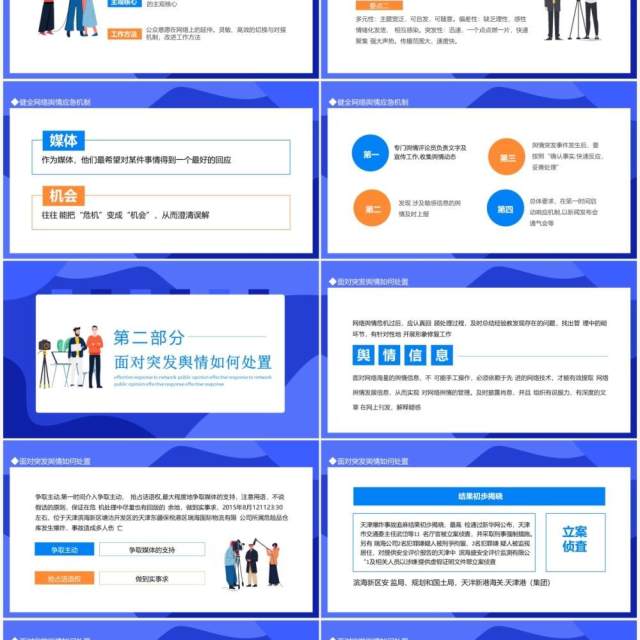 有效应对网络舆情动态PPT模板 有效应对网络舆情动态PPT模板
