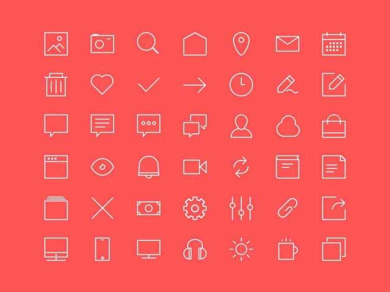 2px Line Icons