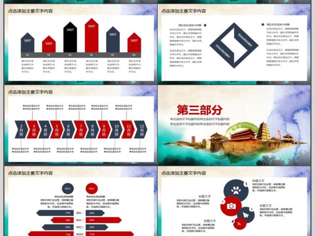 党政党建述职报告动态PPT 党政党建述职报告动态PPT