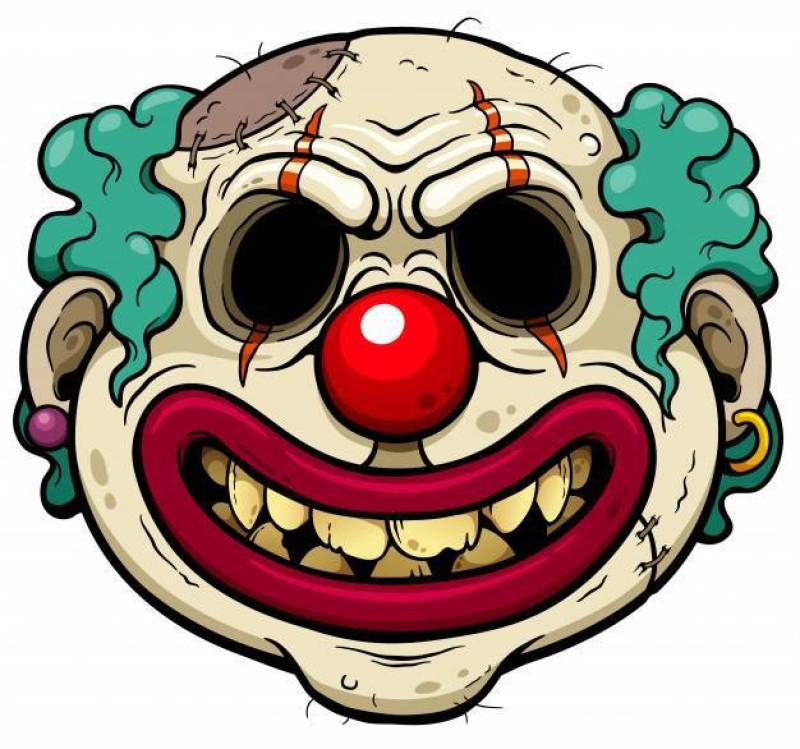 Cartoon Zombie Clown