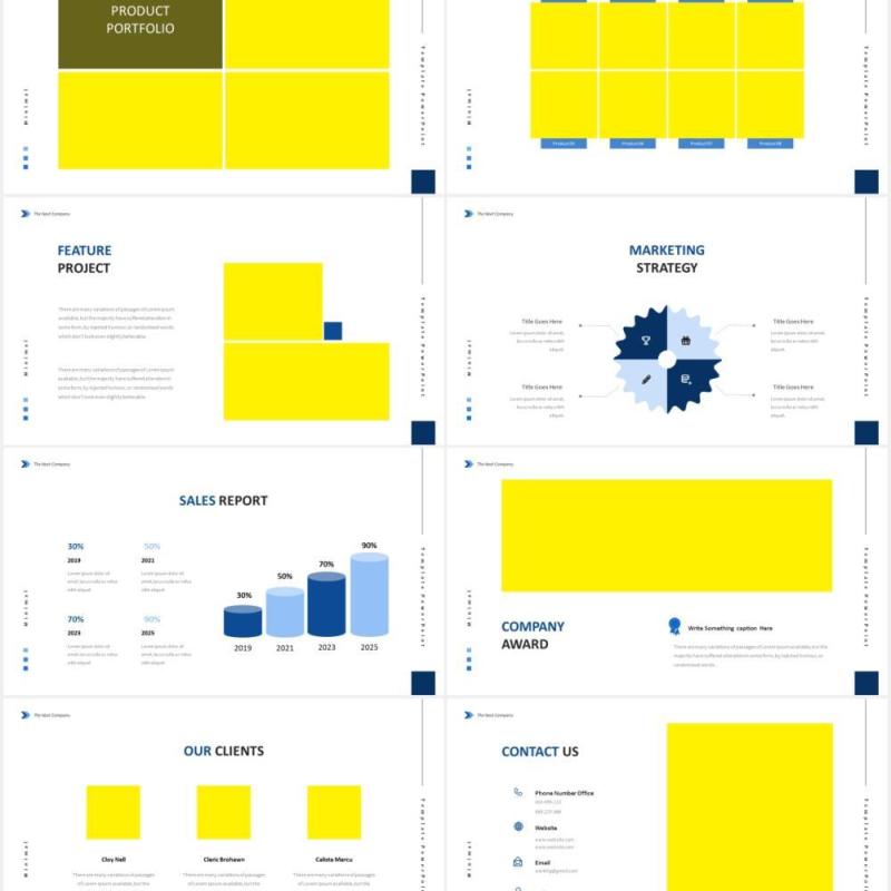 推销平台业务商务工作报告PPT图片排版设计素材Pitch Deck Bussines Powerpoint Template