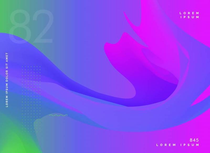 抽象流体颜色渐变背景