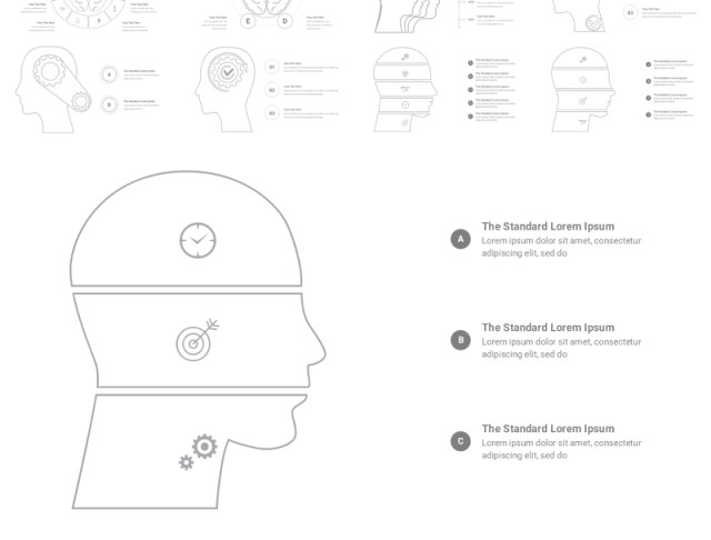 190页简洁涂鸦多用途信息图表PPT模板Scribble Infographics