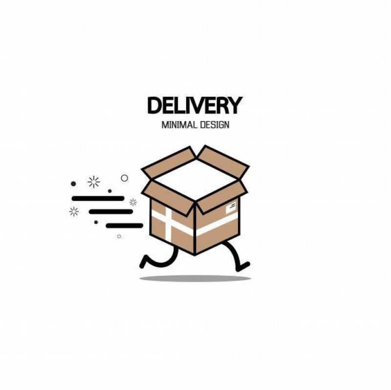 Fast delivery logo.