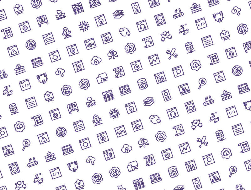 50网页设计开发图标设置像素完美集合，网页设计开发图标集