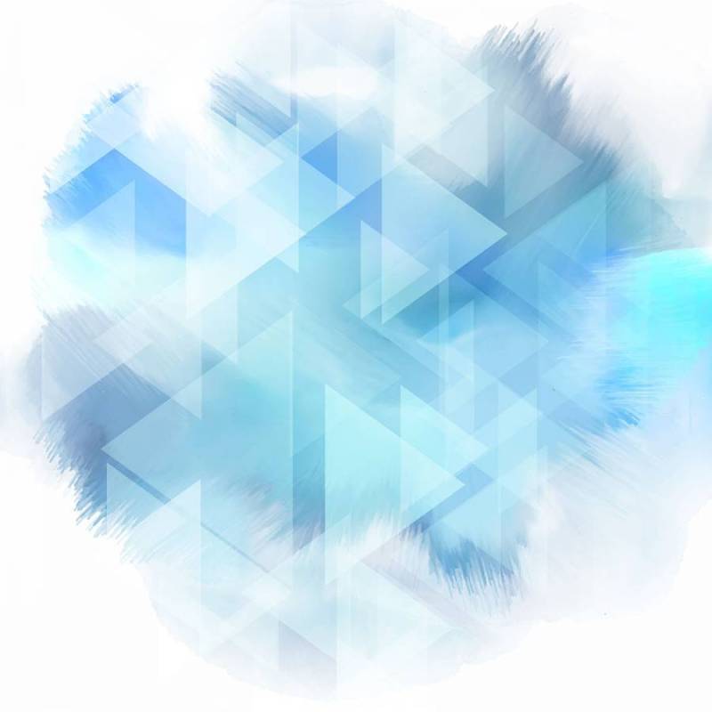 在水彩纹理的低多设计