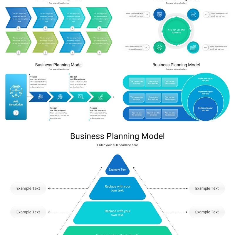 商业计划策划模型PPT模板素材Business Planning Model