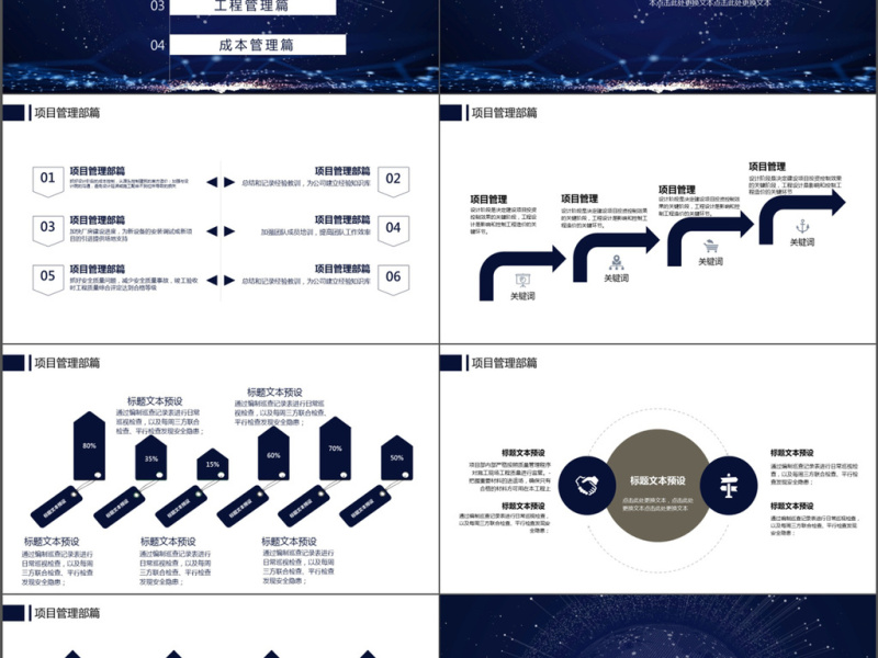 完整版科技大气年终总结ppt模板