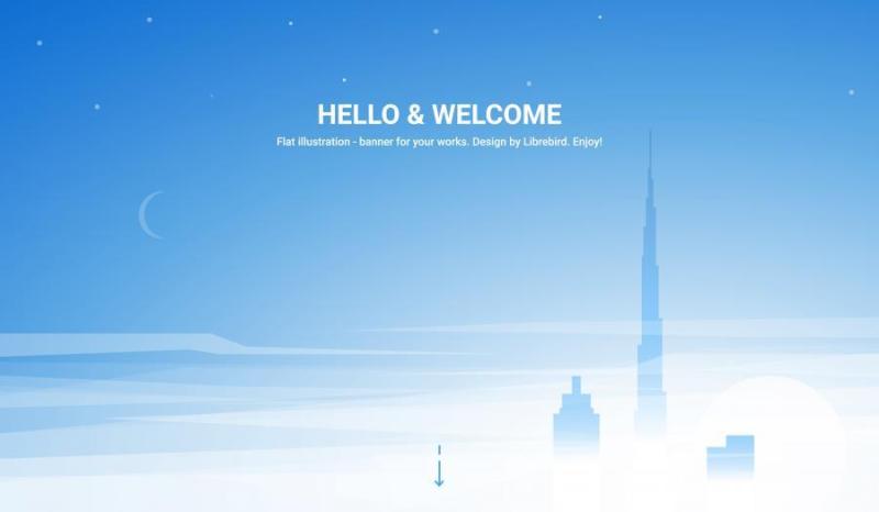 12款简约风景、场景插画、游戏剪影矢量素材