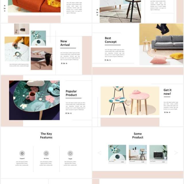 家居家具产品图片展示PPT模板Cloude - Powerpoint Template 家居家具产品图片展示PPT模板Cloude - Powerpoint Template
