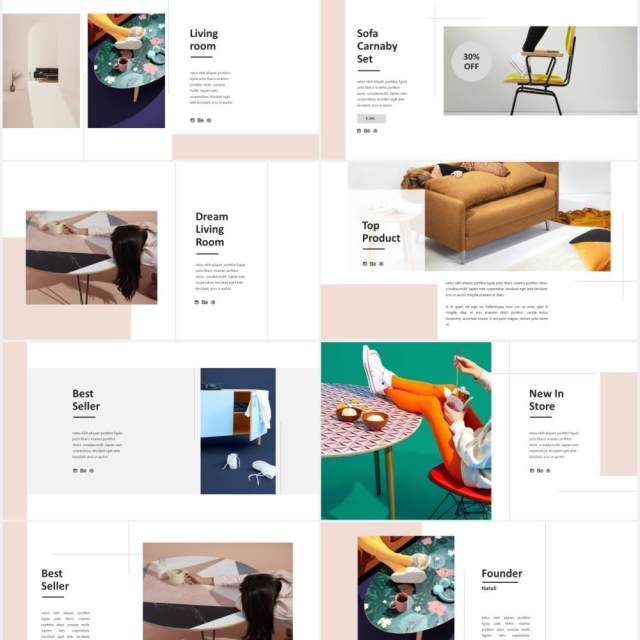 家居家具产品图片展示PPT模板Cloude - Powerpoint Template 家居家具产品图片展示PPT模板Cloude - Powerpoint Template