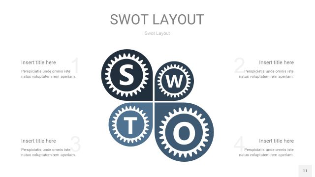 莫兰迪蓝色SWOT图表PPT11 莫兰迪蓝色SWOT图表PPT11