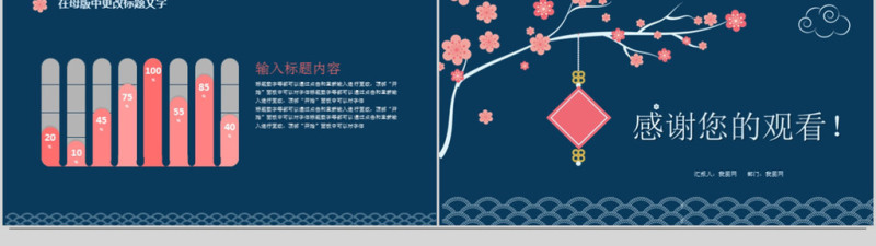 2018简约手绘商务风格年终工作汇报ppt模板