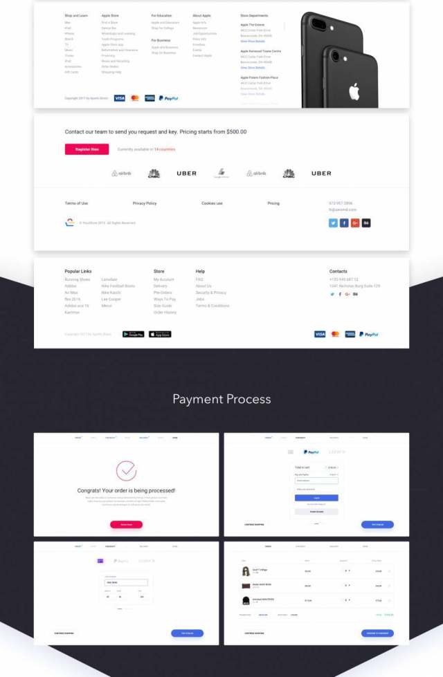 电子商务Sketch UI桌面UI工具包,Shoppy电子商务UI工具包 电子商务Sketch UI桌面UI工具包,Shoppy电子商务UI工具包