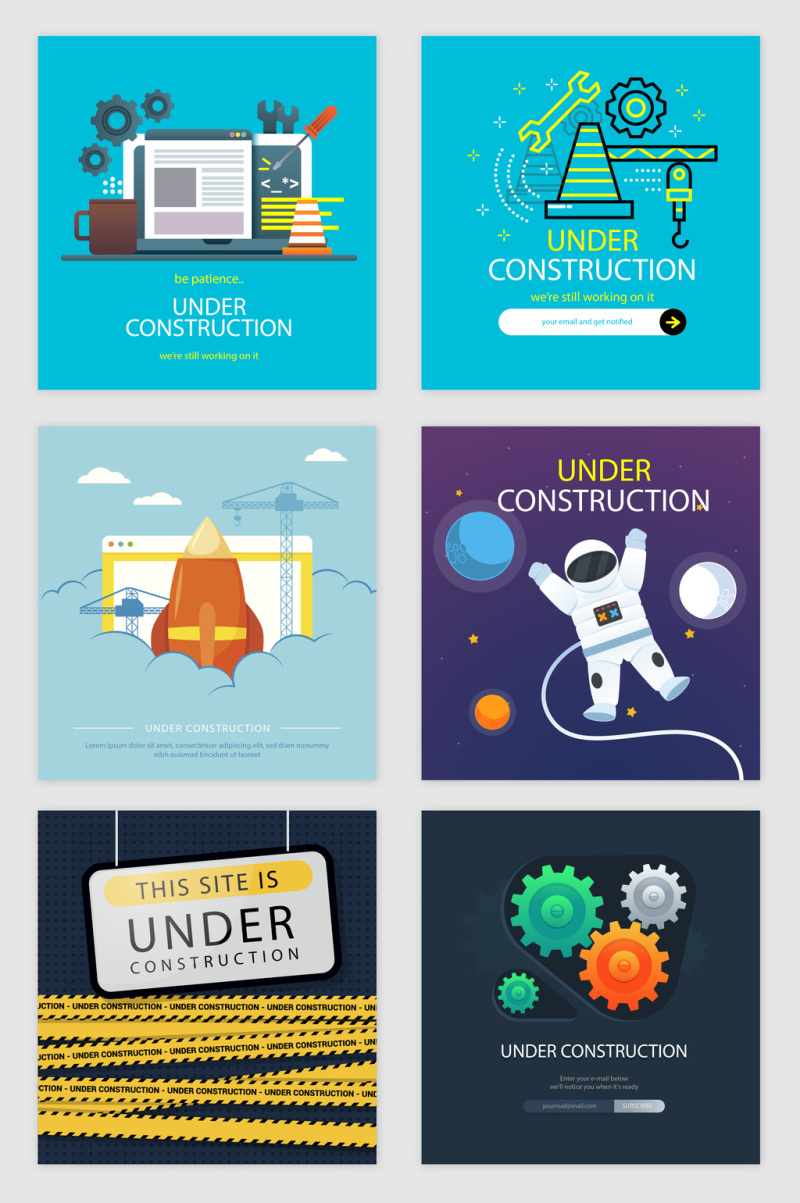 网页丢失404错误科技类元素矢量素材