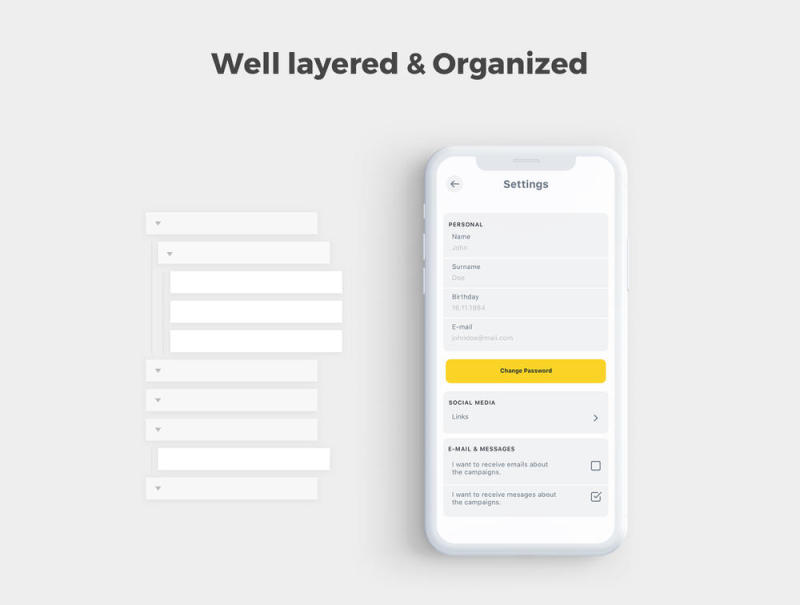 高品质的模板设计草图及的Adobe XD出租车移动应用程序，Cabbo  - 出租车UI套件移动应用