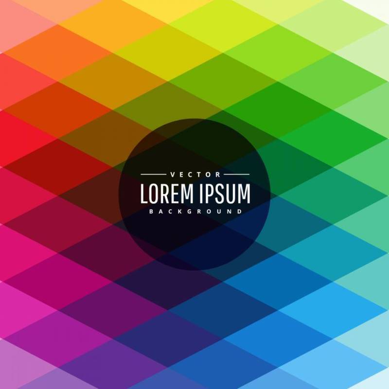 在菱形形状的多彩抽象背景