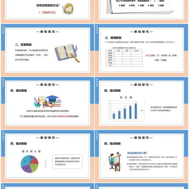 部编版七年级数学下册统计调查课件PPT模板 部编版七年级数学下册统计调查课件PPT模板