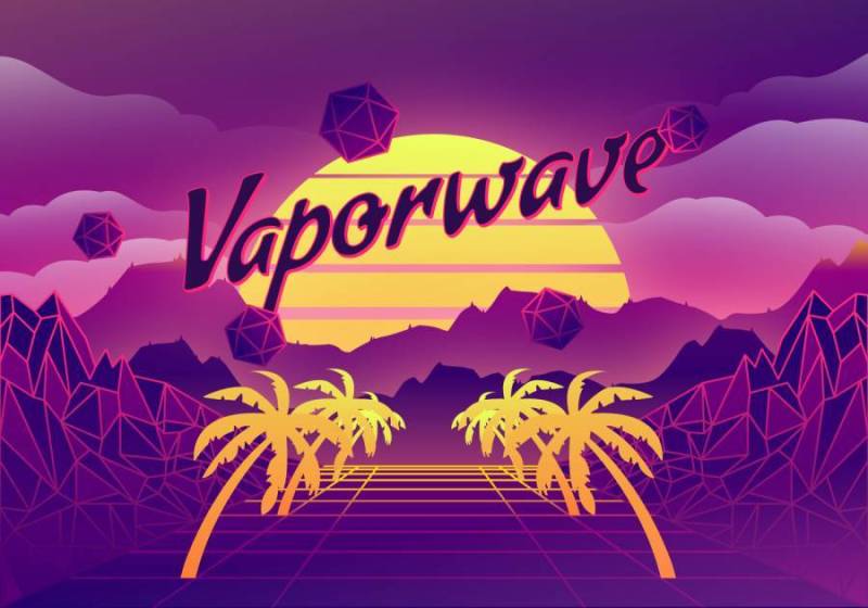 Vaporwave背景图