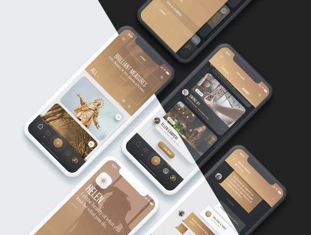 用于Sketch,Photoshop,XD和Figma,Helen iOS UI Kit的iOS Creative Portfolio App UI工具包 用于Sketch,Photoshop,XD和Figma,Helen iOS UI Kit的iOS Creative Portfolio App UI工具包