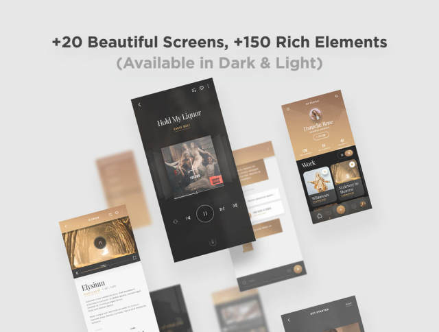 用于Sketch,Photoshop,XD和Figma,Helen iOS UI Kit的iOS Creative Portfolio App UI工具包 用于Sketch,Photoshop,XD和Figma,Helen iOS UI Kit的iOS Creative Portfolio App UI工具包