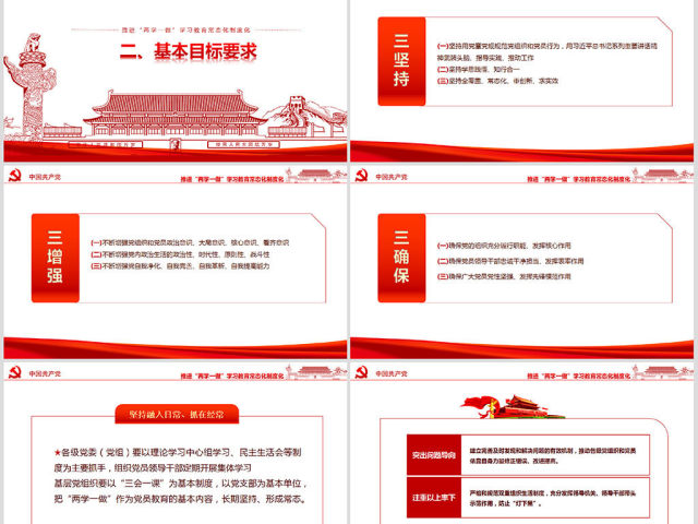 两学一做学习教育常态化制度化的意见ppt 两学一做学习教育常态化制度化的意见ppt