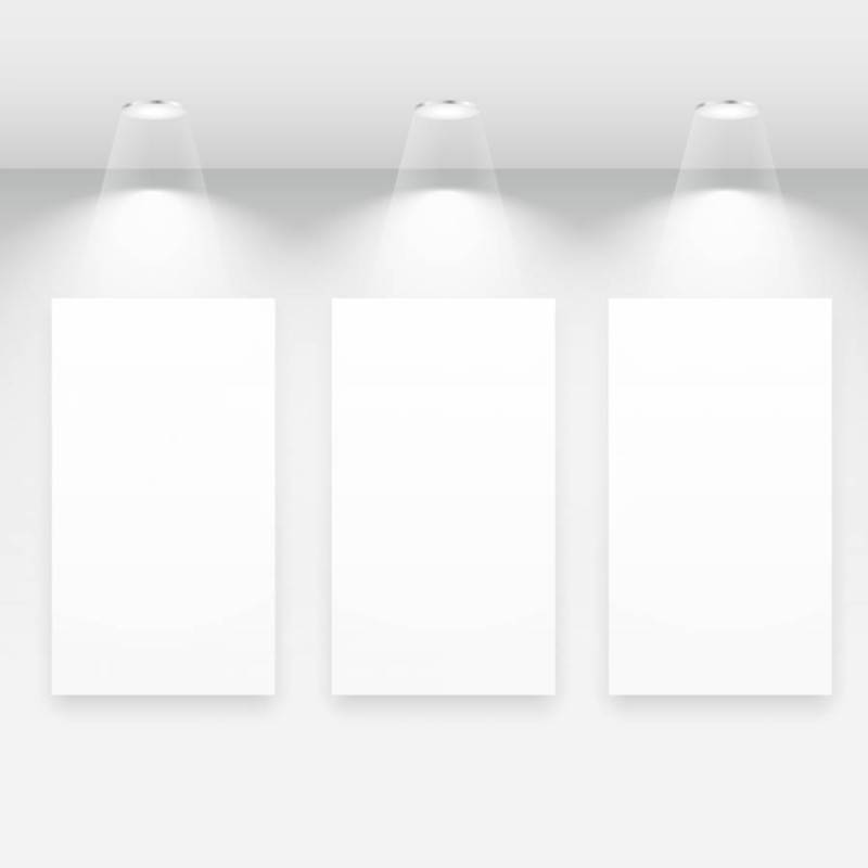 画廊内部与空框架