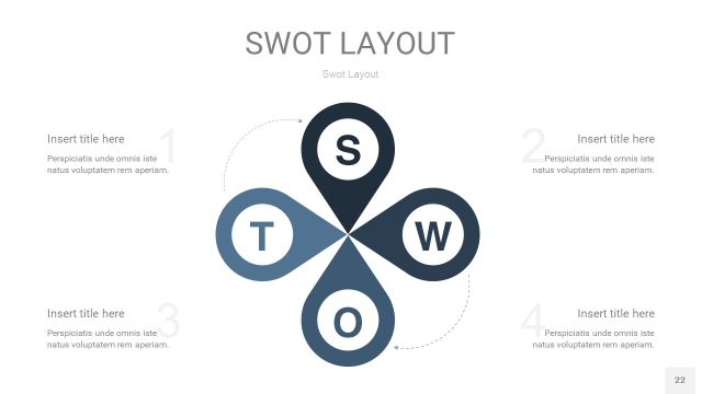 莫兰迪蓝色SWOT图表PPT22 莫兰迪蓝色SWOT图表PPT22