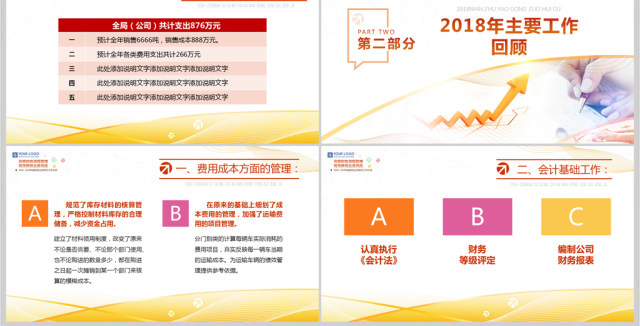 原创2019财务出纳年终总结工作计划ppt-版权可商用