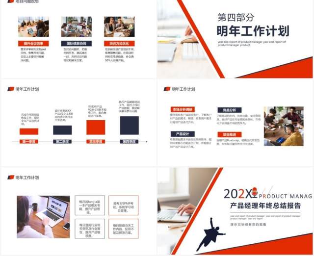 产品经理年终工作总结报告计划汇报动态PPT模板 产品经理年终工作总结报告计划汇报动态PPT模板