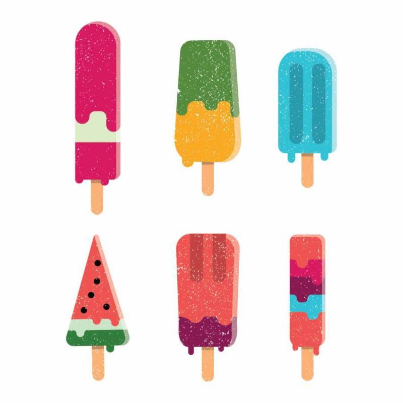 夏季水果冰棒图标