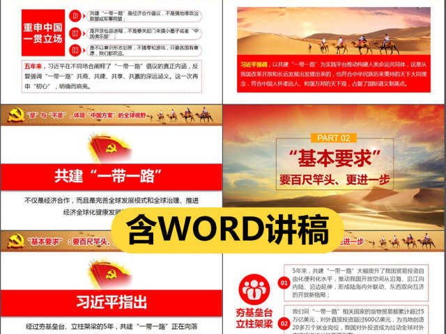 原创一带一路建设工作五周年人类命运共同体党课 原创一带一路建设工作五周年人类命运共同体党课