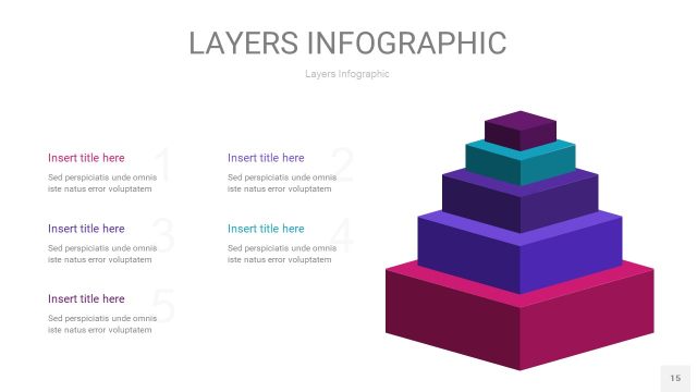 紫蓝色3D分层PPT信息图15 紫蓝色3D分层PPT信息图15