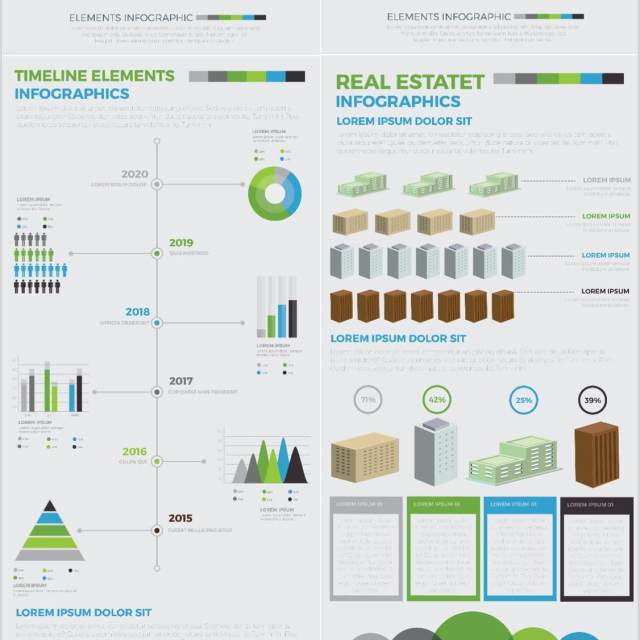 独家信息图形元素设计素材元素Exclusive Infographics Elements Design 独家信息图形元素设计素材元素Exclusive Infographics Elements Design