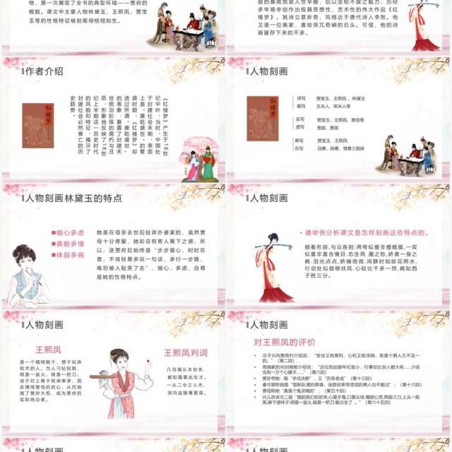 部编版七年级语文下册林黛玉进贾府课件PPT模板 部编版七年级语文下册林黛玉进贾府课件PPT模板