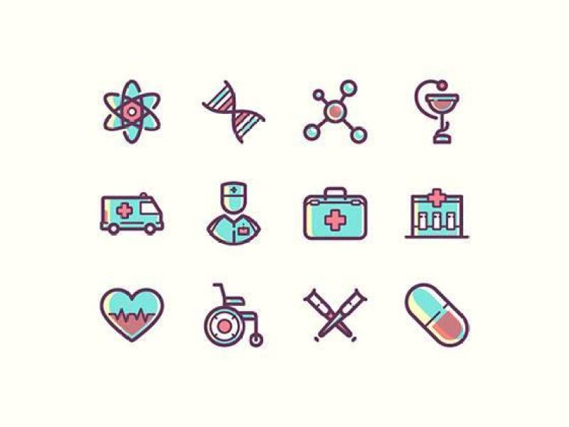 Medical Icons Color