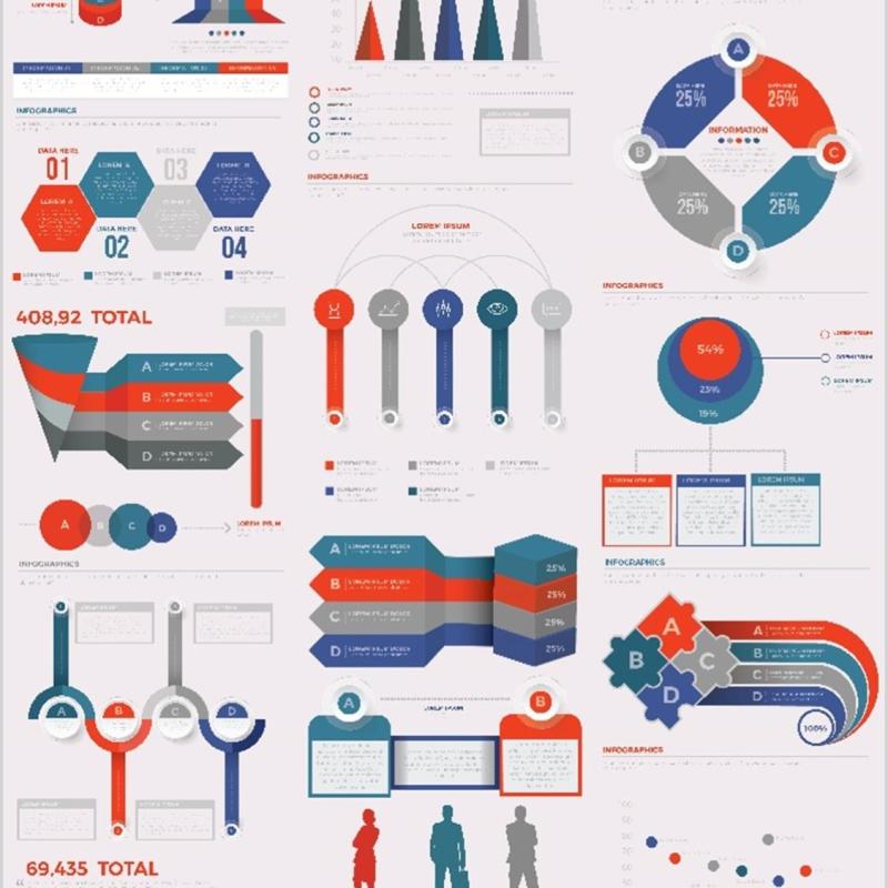 简单简洁信息图表图形素材Easy Infographics 简单简洁信息图表图形素材Easy Infographics