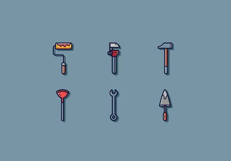  匠人工具矢量