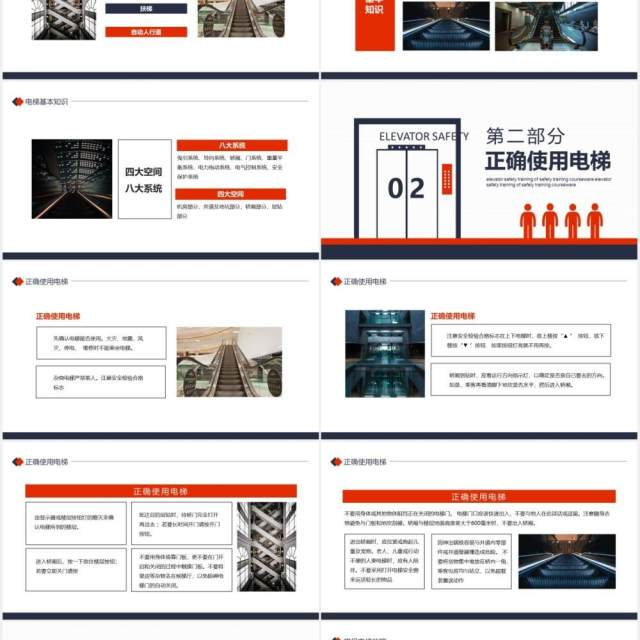 电梯安全防护知识培训动态课件PPT模板