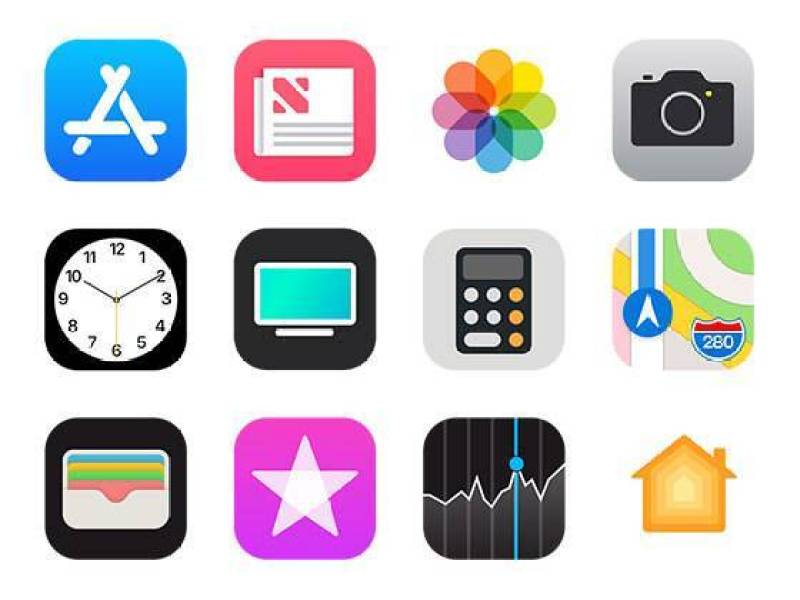 32 枚 iOS 11 系统应用图标