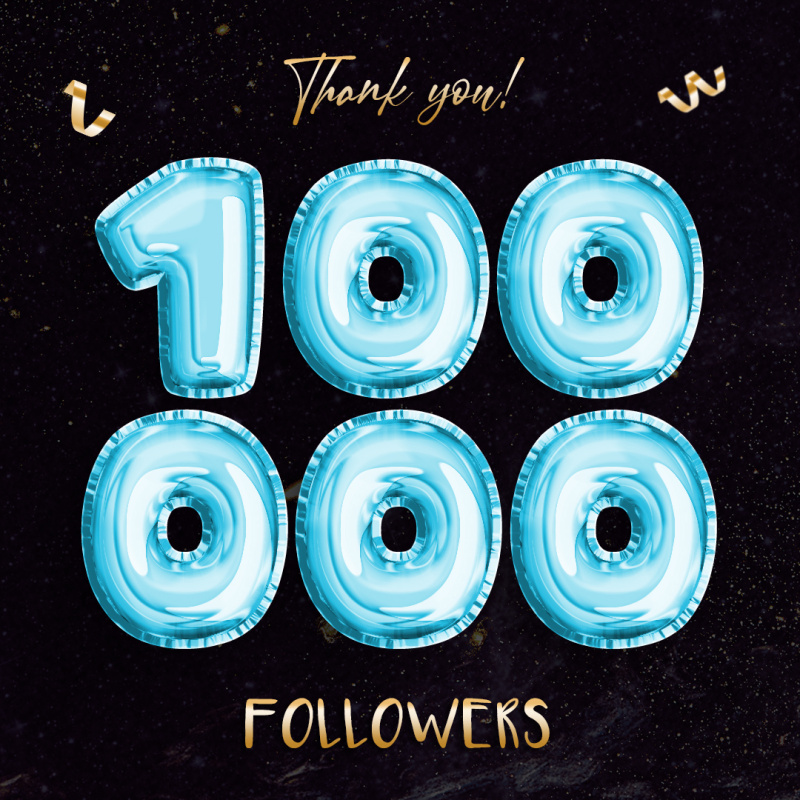 感谢社会媒体帖子锡箔气球艺术字体效果样式PSD素材