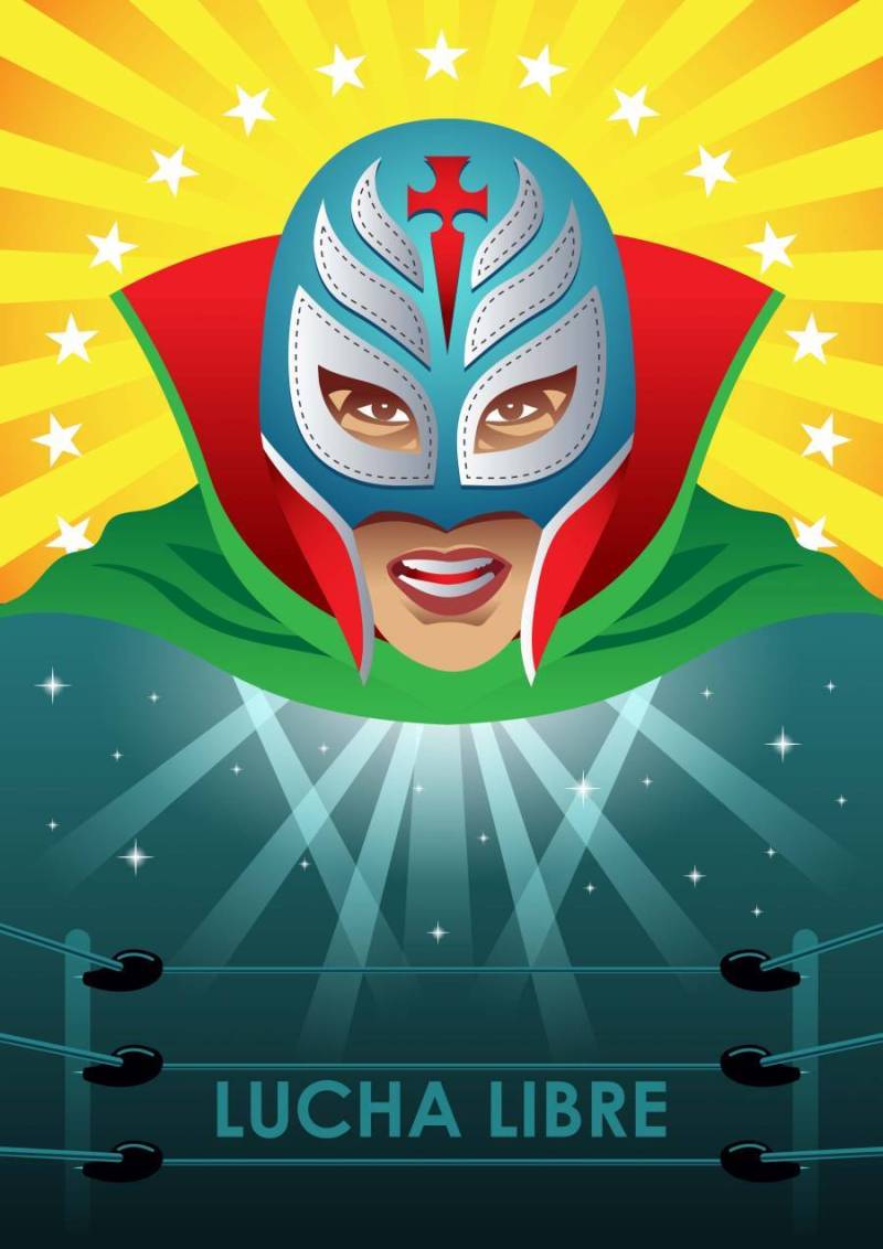 墨西哥摔跤手海报