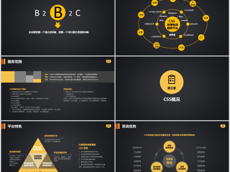 互联网项目介绍产品简介营销方案PPT模板