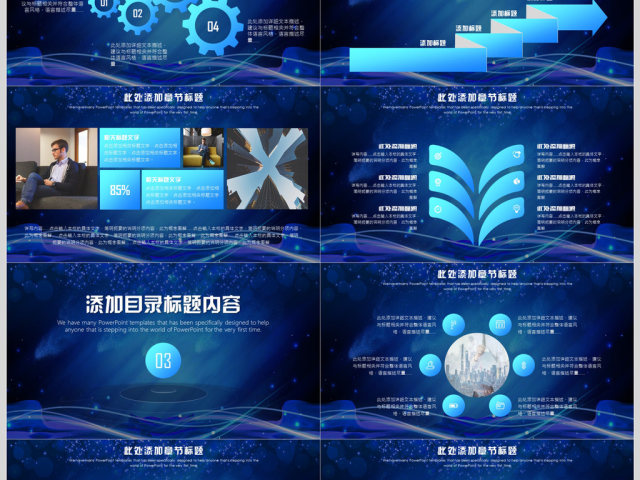 互联网科技商务PPT模板