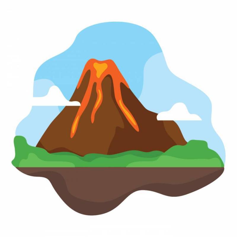 火山矢量图