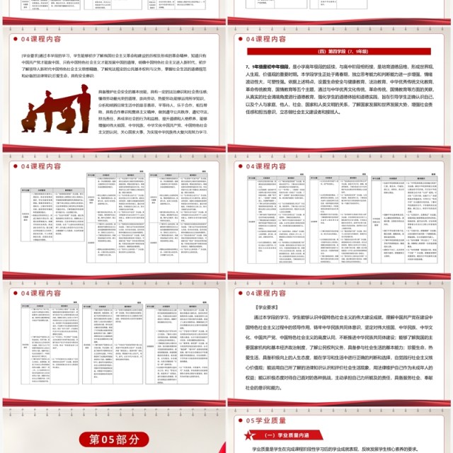 义务教育道德与法治课程标准PPT模板 义务教育道德与法治课程标准PPT模板