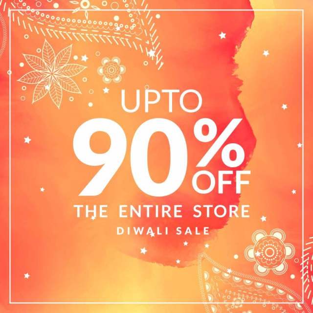 diwali销售和折扣提供海报与ora佩斯利设计 diwali销售和折扣提供海报与ora佩斯利设计