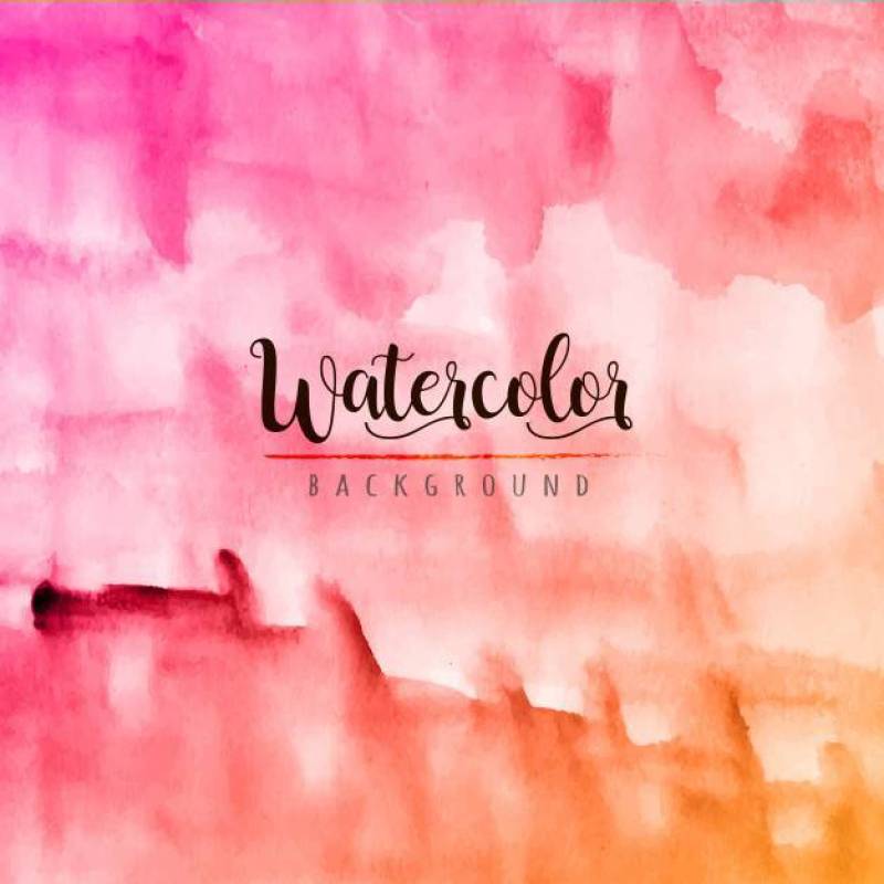 优雅的水彩抽象背景